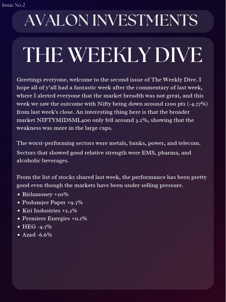 Weekly Market Analysis & Stock Stages | PDF | Stocks | Moving Average