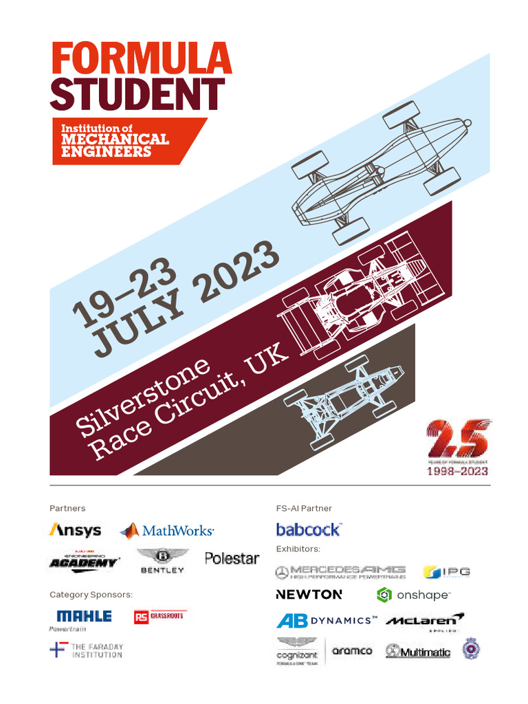 Formula Student 2023 Official Programme | PDF | Motorsport | Artificial ...