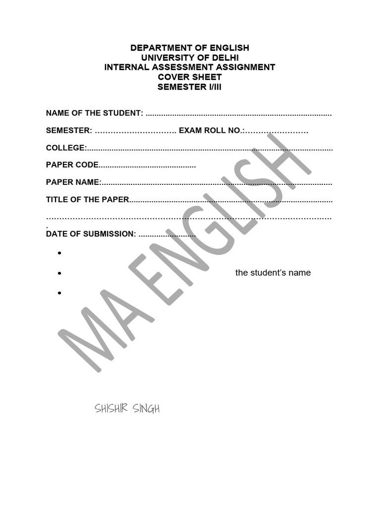 Shishir Singh 120351301 | PDF