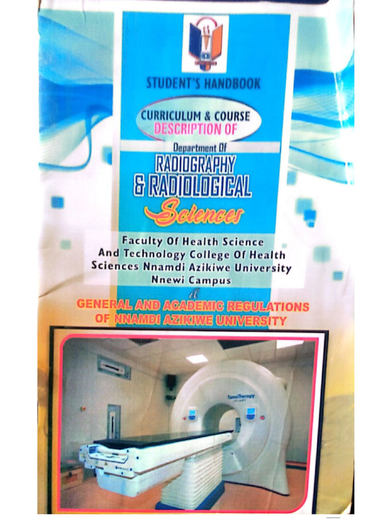 Student Handbook for Dept. of Radiography CHS NAU_1 PDF