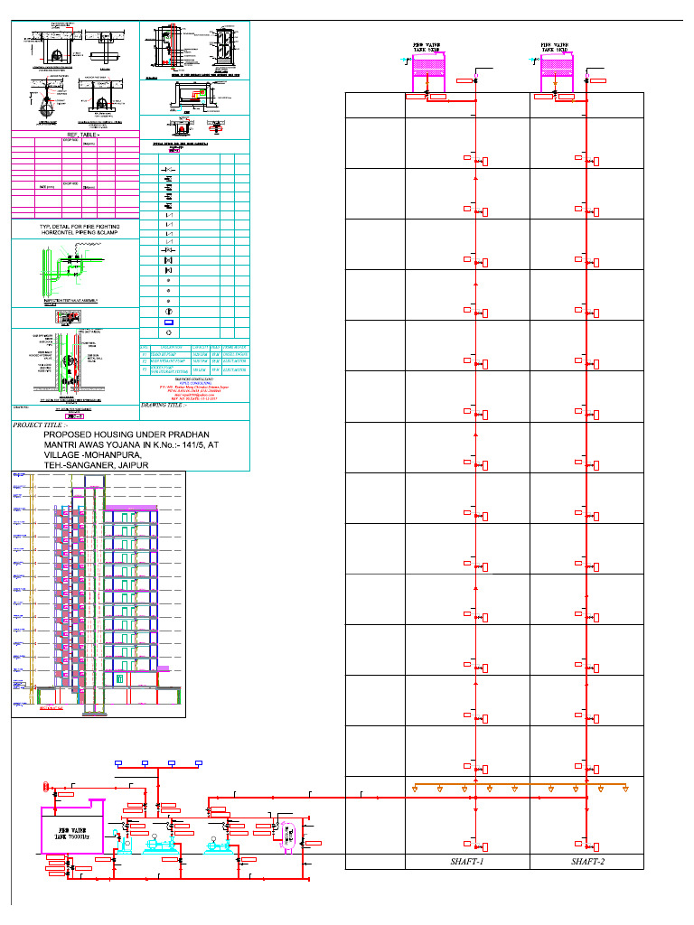 External Fire Hydrant Layout Plan | PDF | Valve | Hydraulics