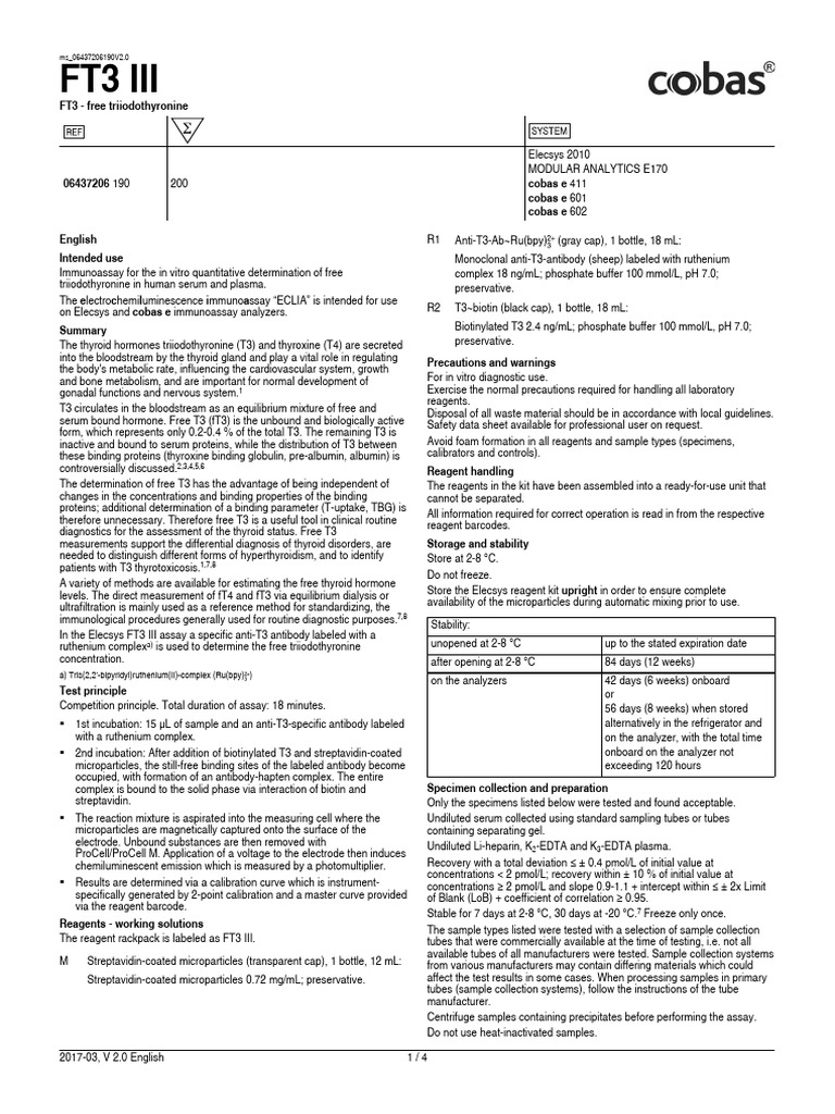 ft3_iii_2017-03_v2 | PDF | Detection Limit