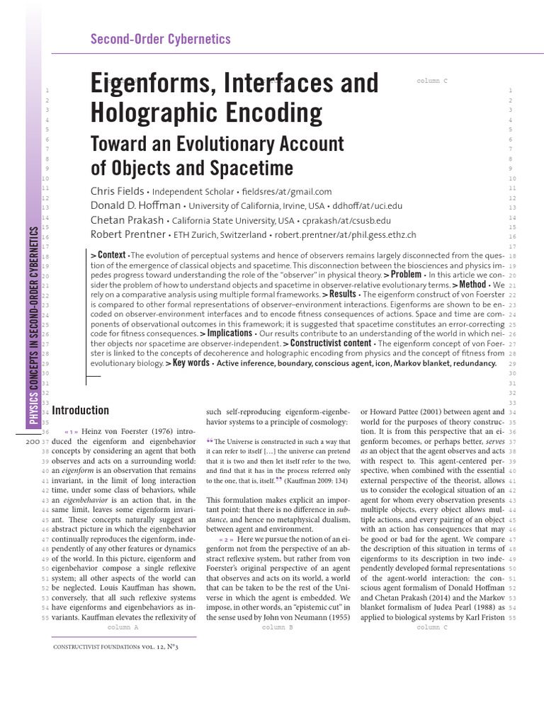 Eigenforms Interfaces & Encoding + My Commentary | PDF | System ...
