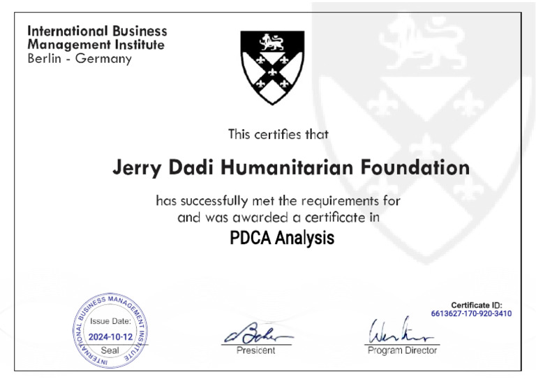 PDCA Analysis | PDF