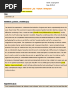 Thermal Energy Transfer Lab Guide | PDF | Heat | Temperature