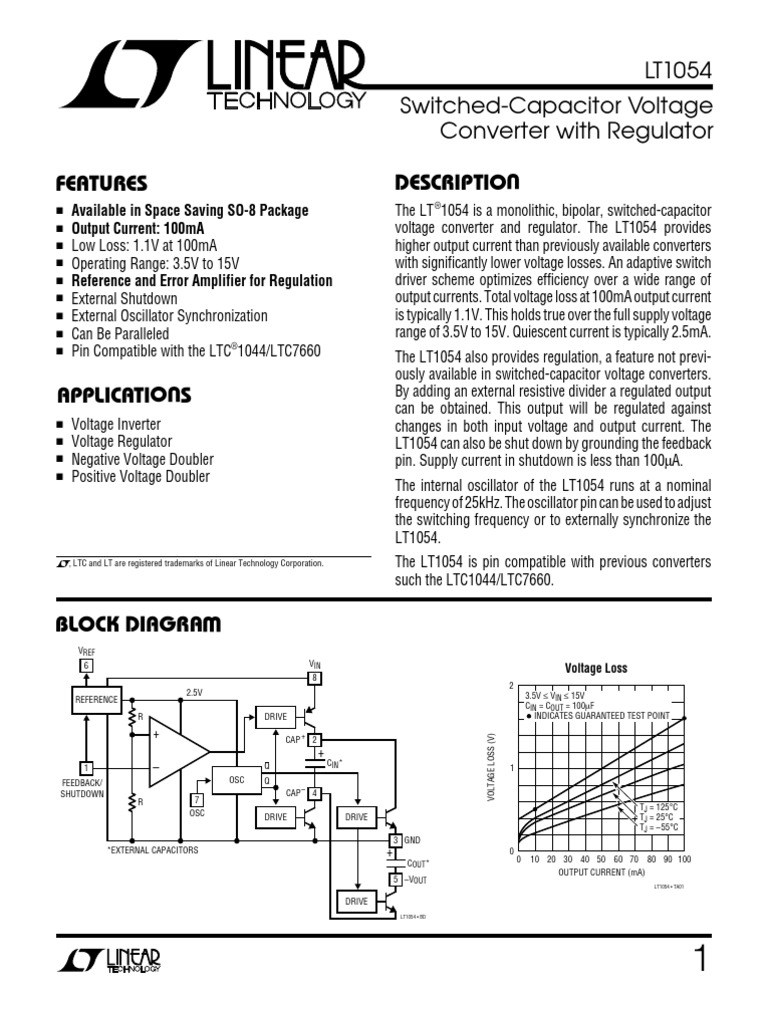 lt1054 | Capacitor | Amplifier