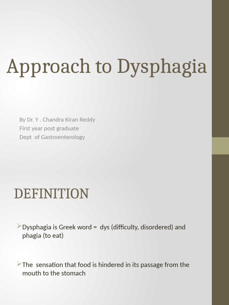 Copy1 Dysphagia CK | PDF | Esophagus | Vagus Nerve