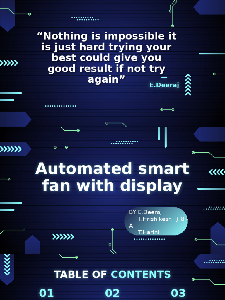 Automated Smart Fan | PDF | Planets | Internet Of Things
