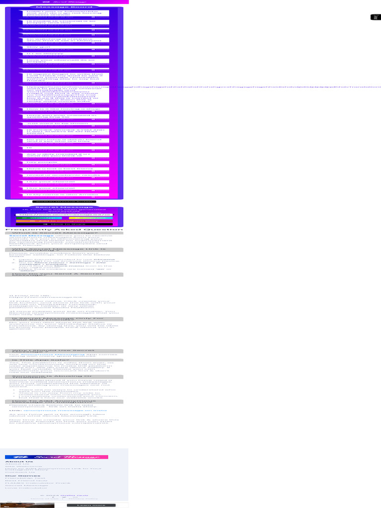 Generate Your Secret Message Link | PDF | Mobile Software | World Wide Web