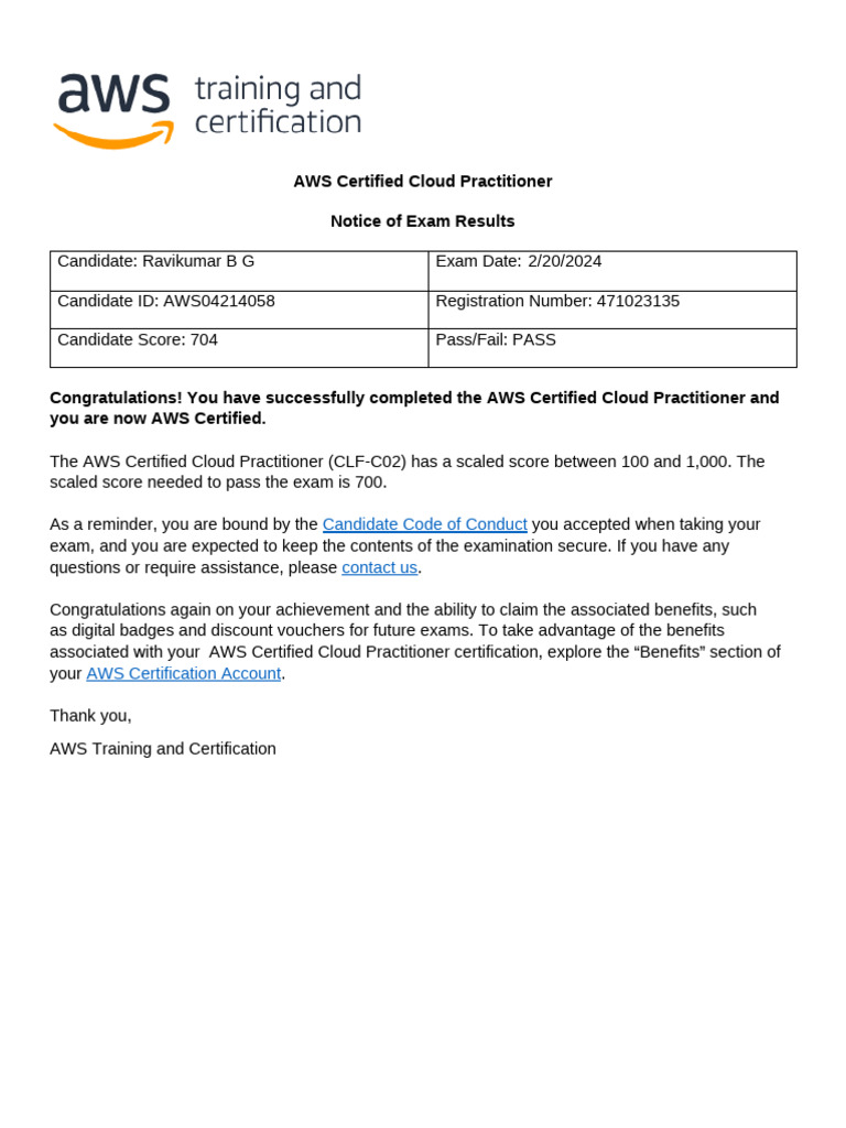 AWS Certified Cloud Practitioner | PDF | Information