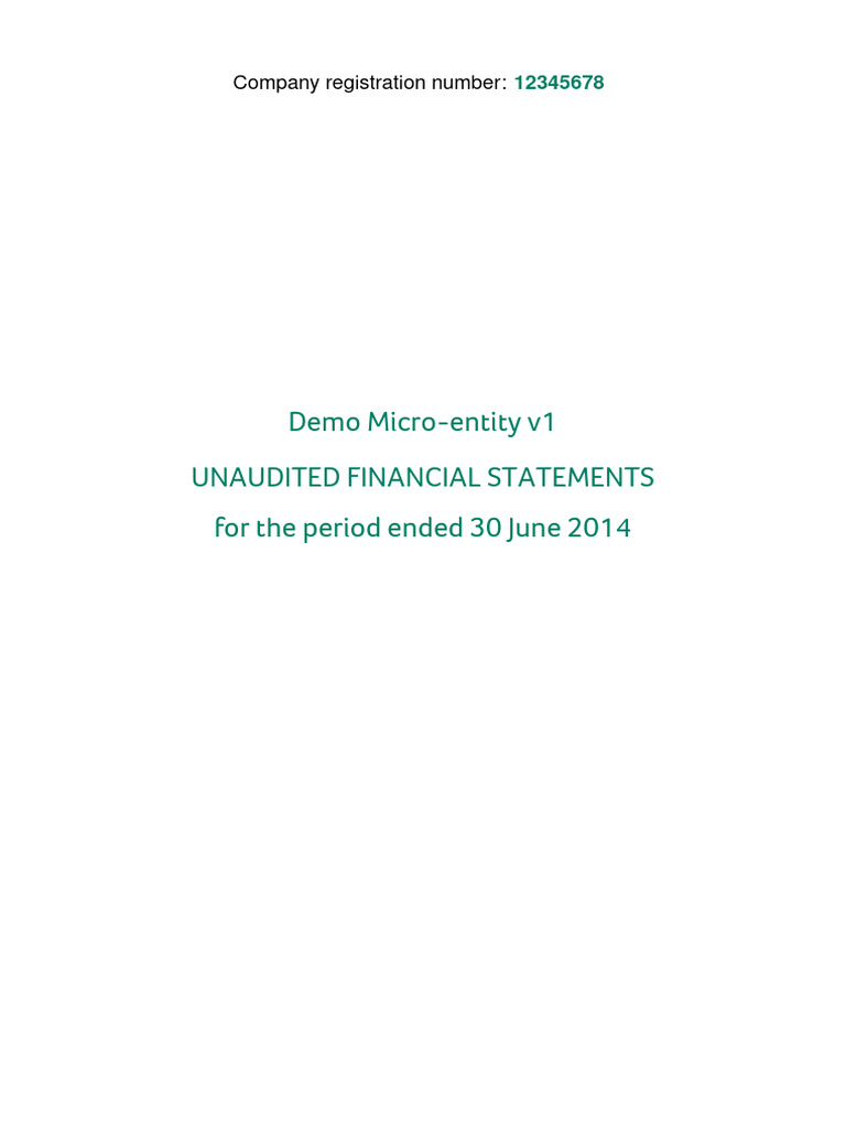 SFAO UK Micro-Entity FRSSE 2015 Sample Accounts | PDF | Depreciation ...
