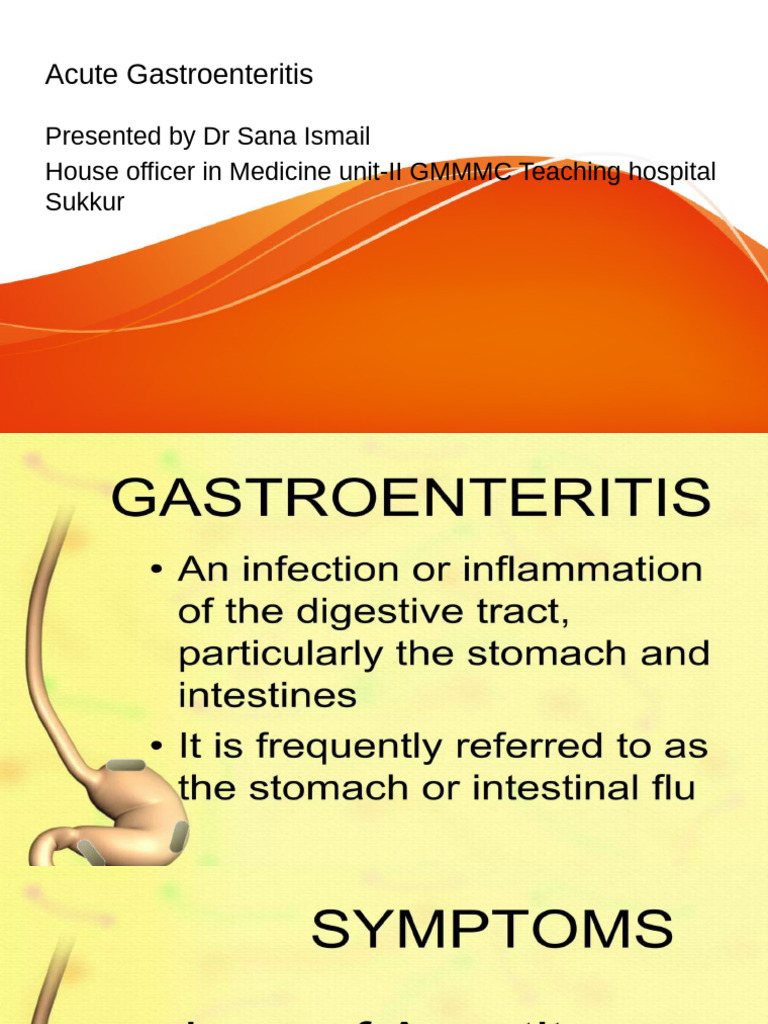 Acute Gastroenteritis Pdf