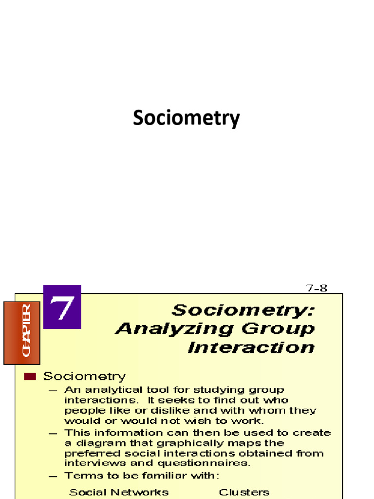 Understanding Sociometry and Its Applications | PDF