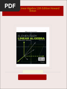 [Ebooks PDF] download Elementary Linear Algebra 12th Edition Howard Anton full chapters