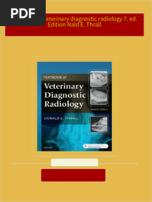 Instant Download Textbook of veterinary diagnostic radiology 7. ed. Edition Nald E. Thrall PDF All Chapters