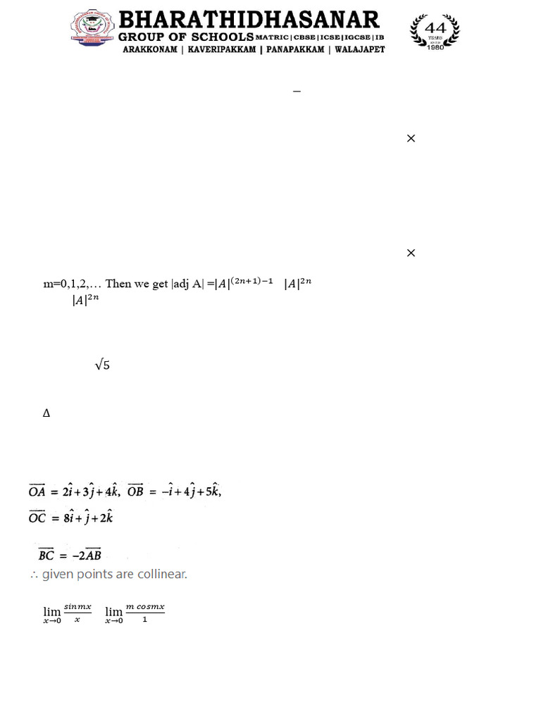 Plus One Maths Answer Key 2025 Hsslive
