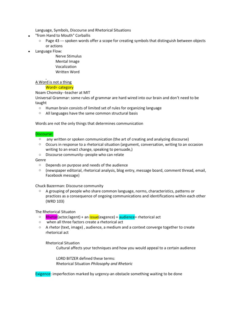Occasion vs Exigence Explained | PDF | Language Arts & Discipline