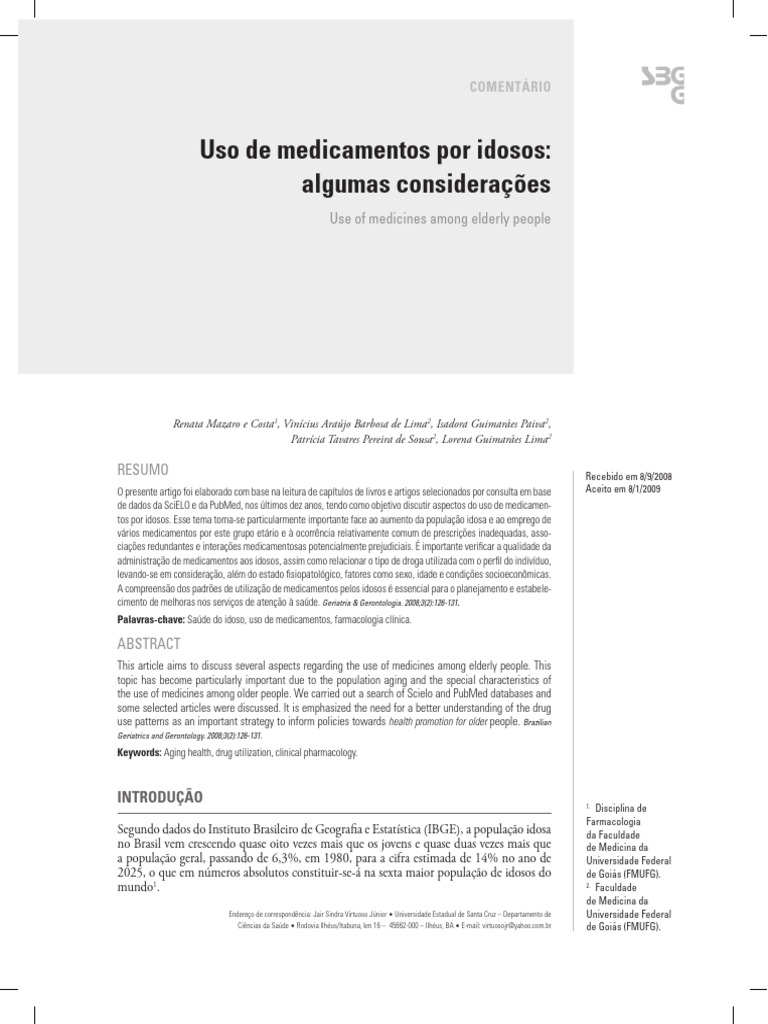 Prescrição de Antidepressivos em Idosos | PDF | Antidepressivo ...