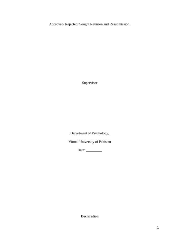Project SPSS Tables Apa Format final | PDF | Psychology | Scientific Method