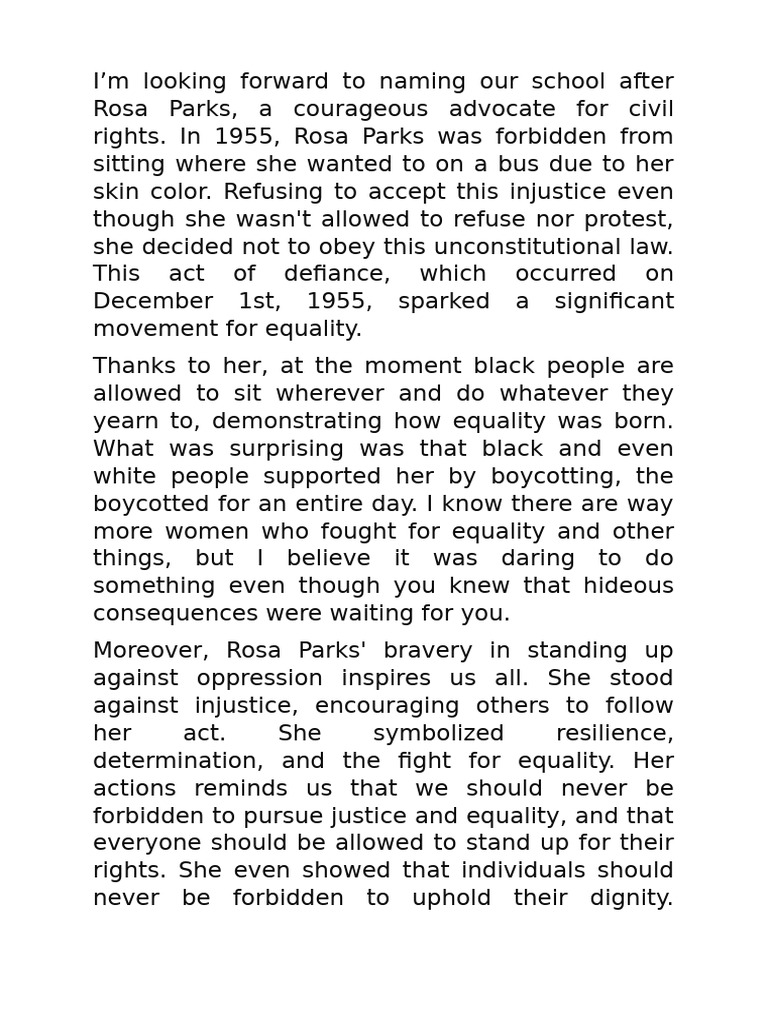 Rosa Parks | PDF