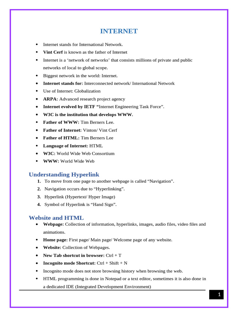 Internet_Completed | PDF | Malware | Html