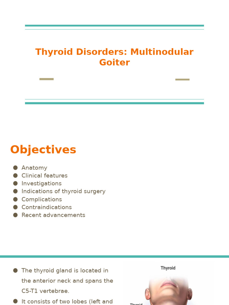 Multinodular Goiter: Overview & Surgery | PDF | Thyroid | Thyroid Disease