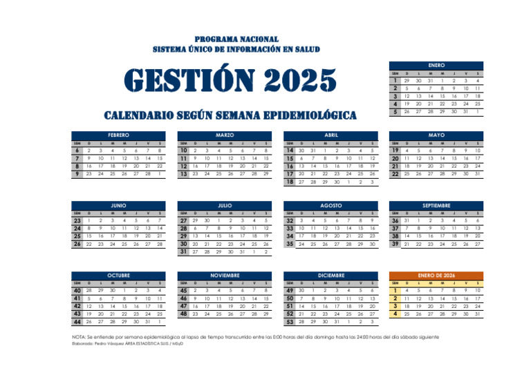 Calendario EPIDEMIOLÓGICO_2025 PDF