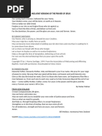 Our Father Prayer in Multiple Languages | PDF | Lord's Prayer ...
