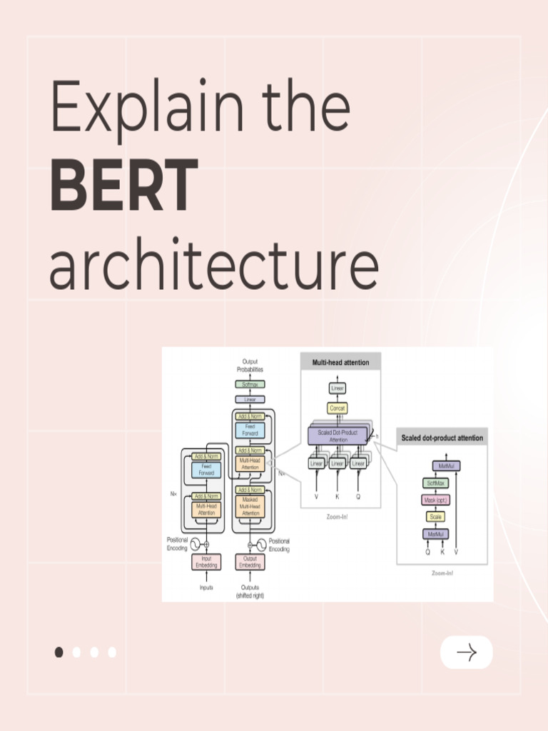 BERT Architecture | PDF | Computational Neuroscience | Cognitive Science