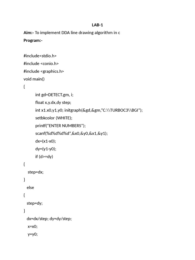 CG Lab1 - Comps20 | PDF