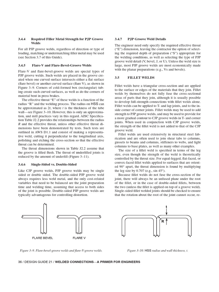 Fillet Welds: Design and Specifications | PDF | Welding | Construction