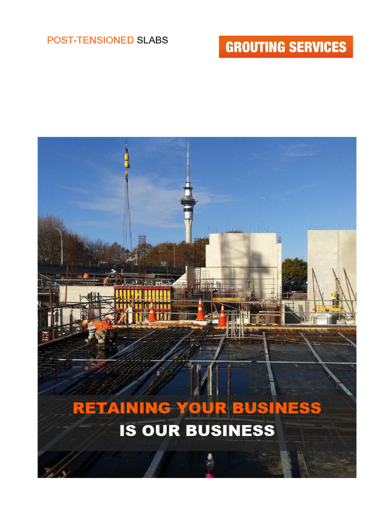Post-Tensioned Slab Solutions NZ | PDF | Prestressed Concrete | Concrete
