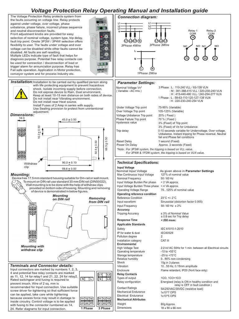 manual-voltage-protection-relay-revb-pdf-relay-electronics