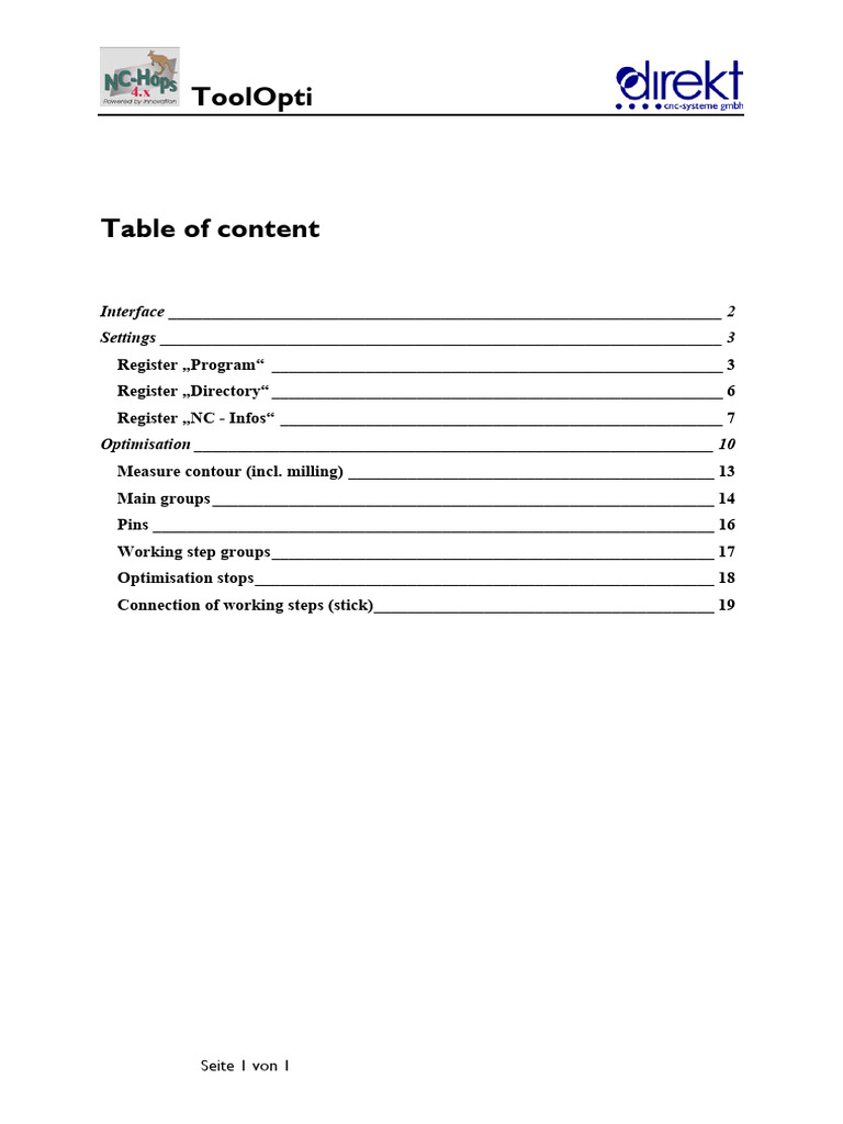 ToolOpti User Guide and Optimization Features | PDF | Mathematical ...