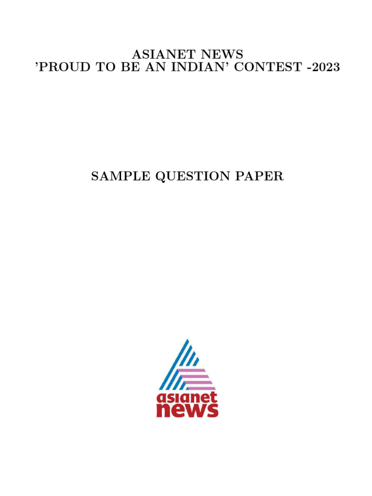 Independence Day Quiz Sample Questions | PDF