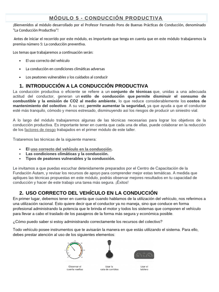 Módulo 5 | PDF | Motores | Peatonal