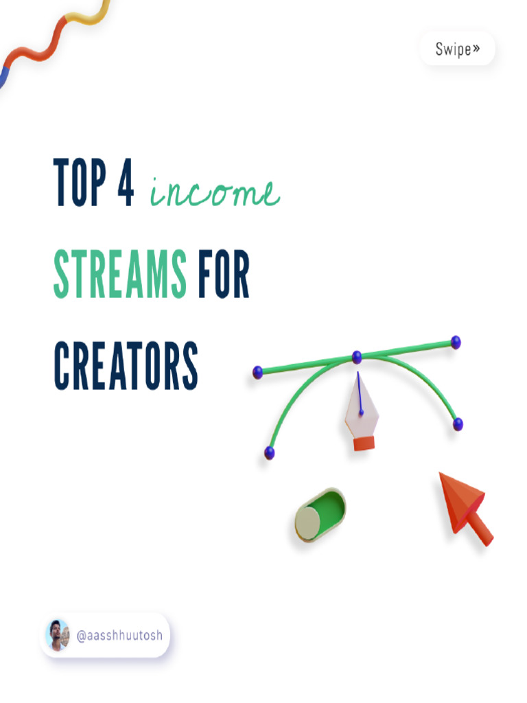 Top Four Income Streams For Creators | PDF