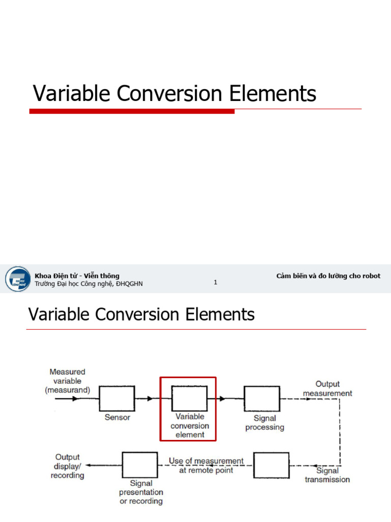 EP4 Variable Conversion Elements | PDF