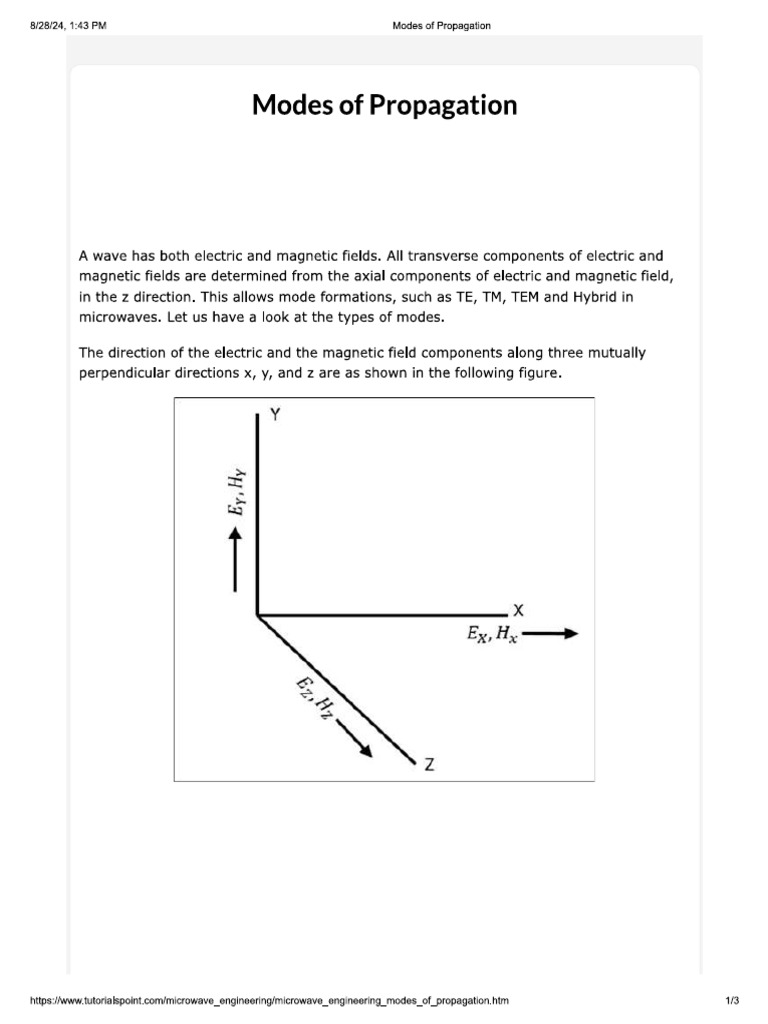 Microwave Tutorial 3 Pdf