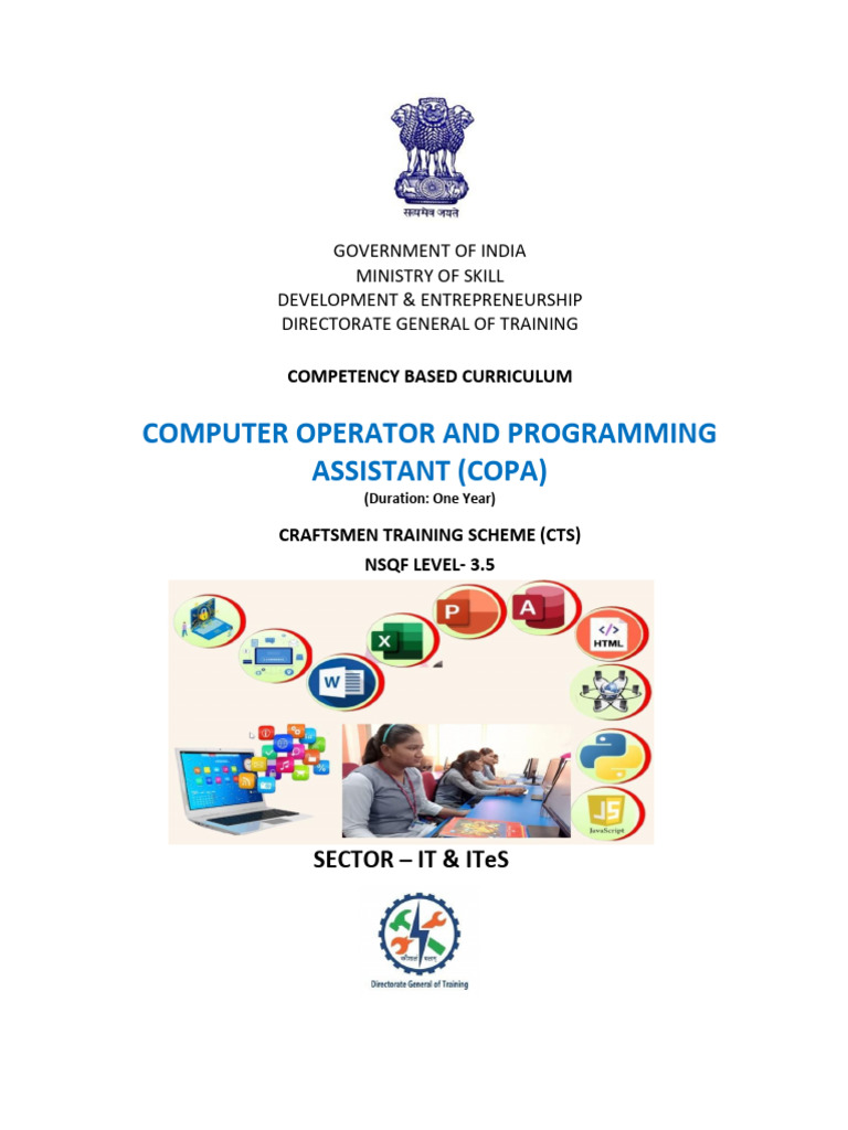 COPA NSQF Level 3.5 Curriculum Guide | PDF | World Wide Web | Internet ...