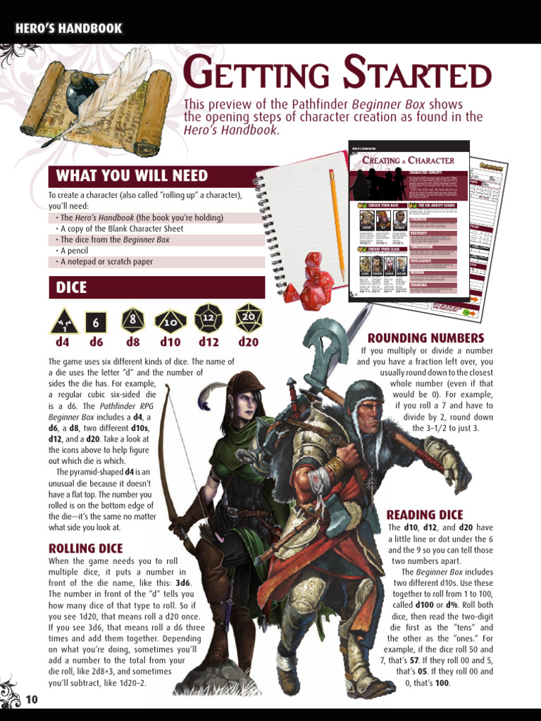 Pathfinder Character Creation Guide | PDF | Dungeons & Dragons | D20 System