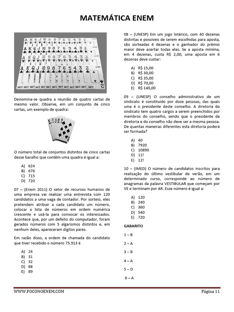 Apostila Matemática Enem | PDF | Temperatura | Celsius