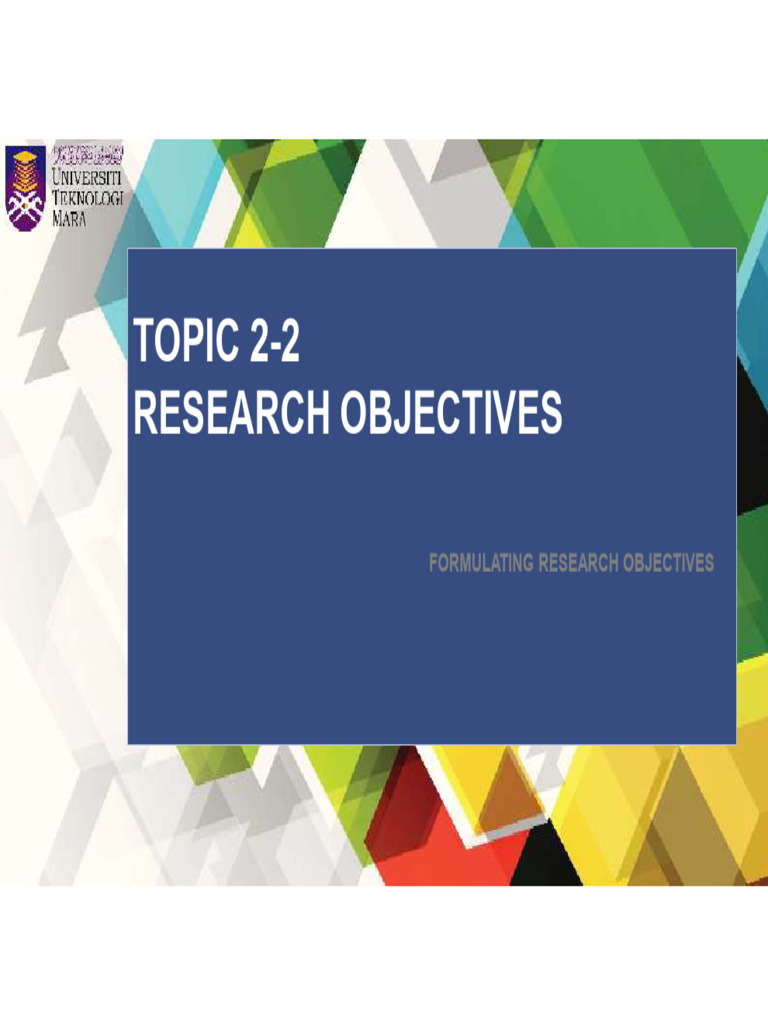 Kami Export - TOPIC 2-2 - RESEARCH OBJECTIVES | PDF | Coral | Tropical ...