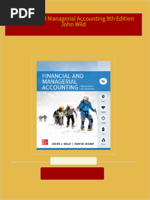Full Download Financial and Managerial Accounting 9th Edition John Wild PDF DOCX