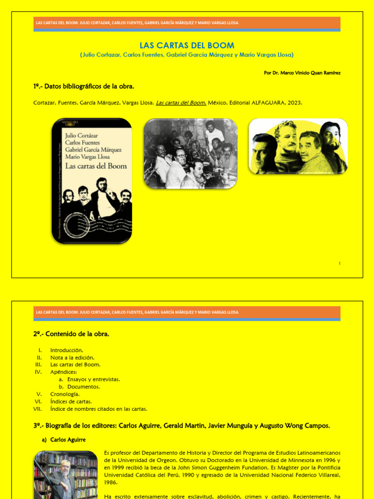 Cartas del Boom: Cortázar y más | PDF