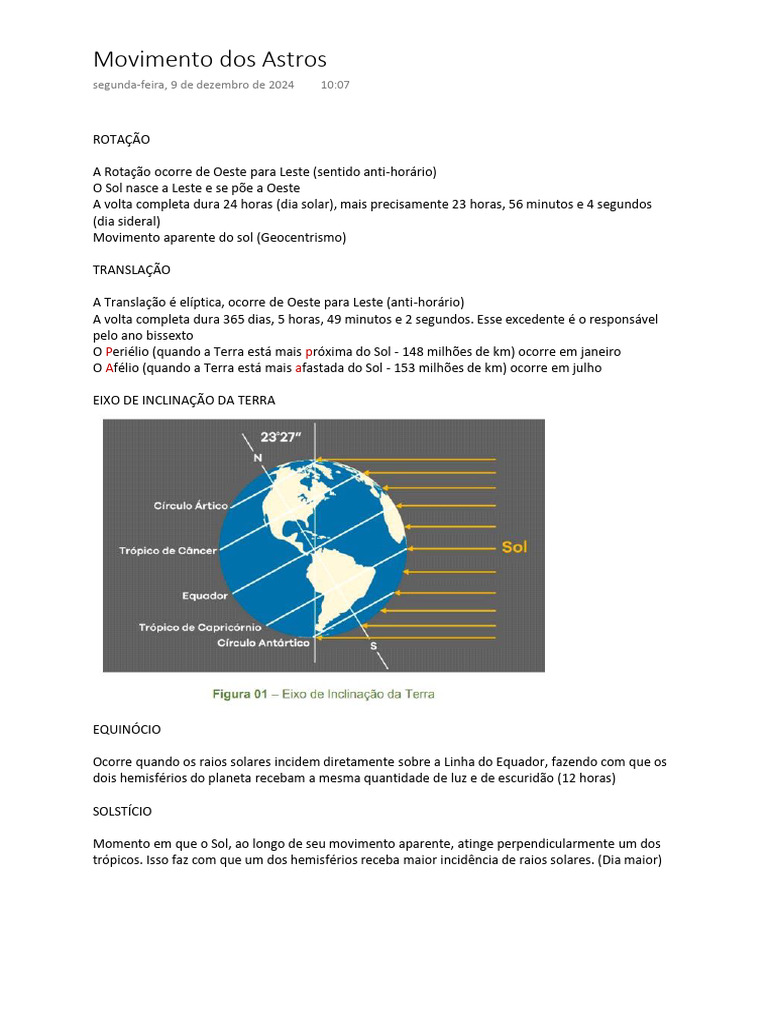 Rotação e Translação da Terra e Lua | PDF | Eclipse | Terra
