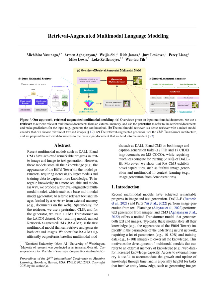 Retrieval-Augmented Multimodal Model | PDF | Information Retrieval ...