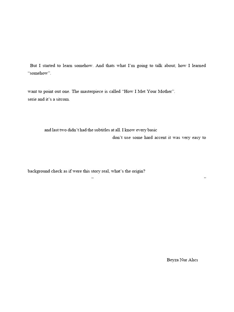 Language Learning Biography | PDF