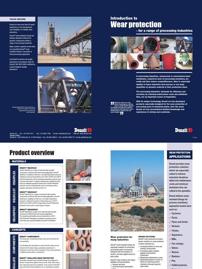 Densit Wear Flex Details PDF Wear Steel