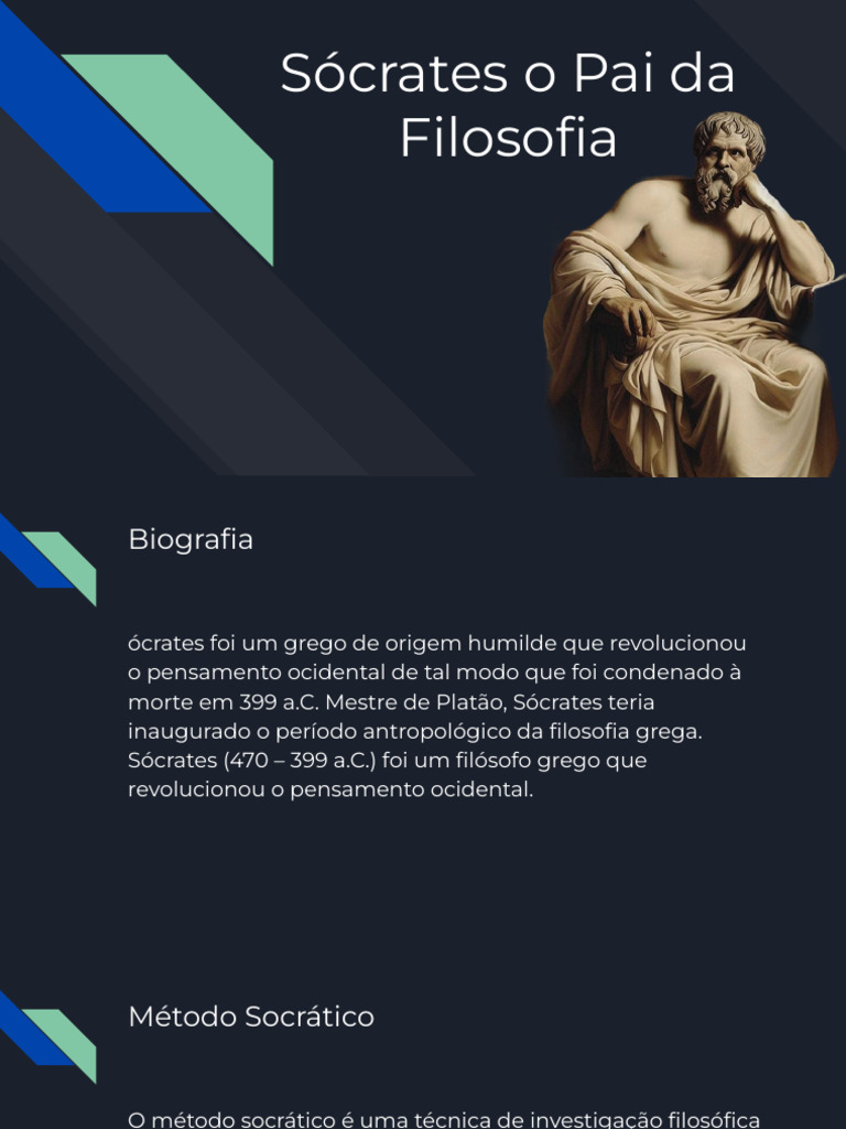 Sócrates: O Pai da Filosofia Ocidental | PDF | Sócrates | Platão
